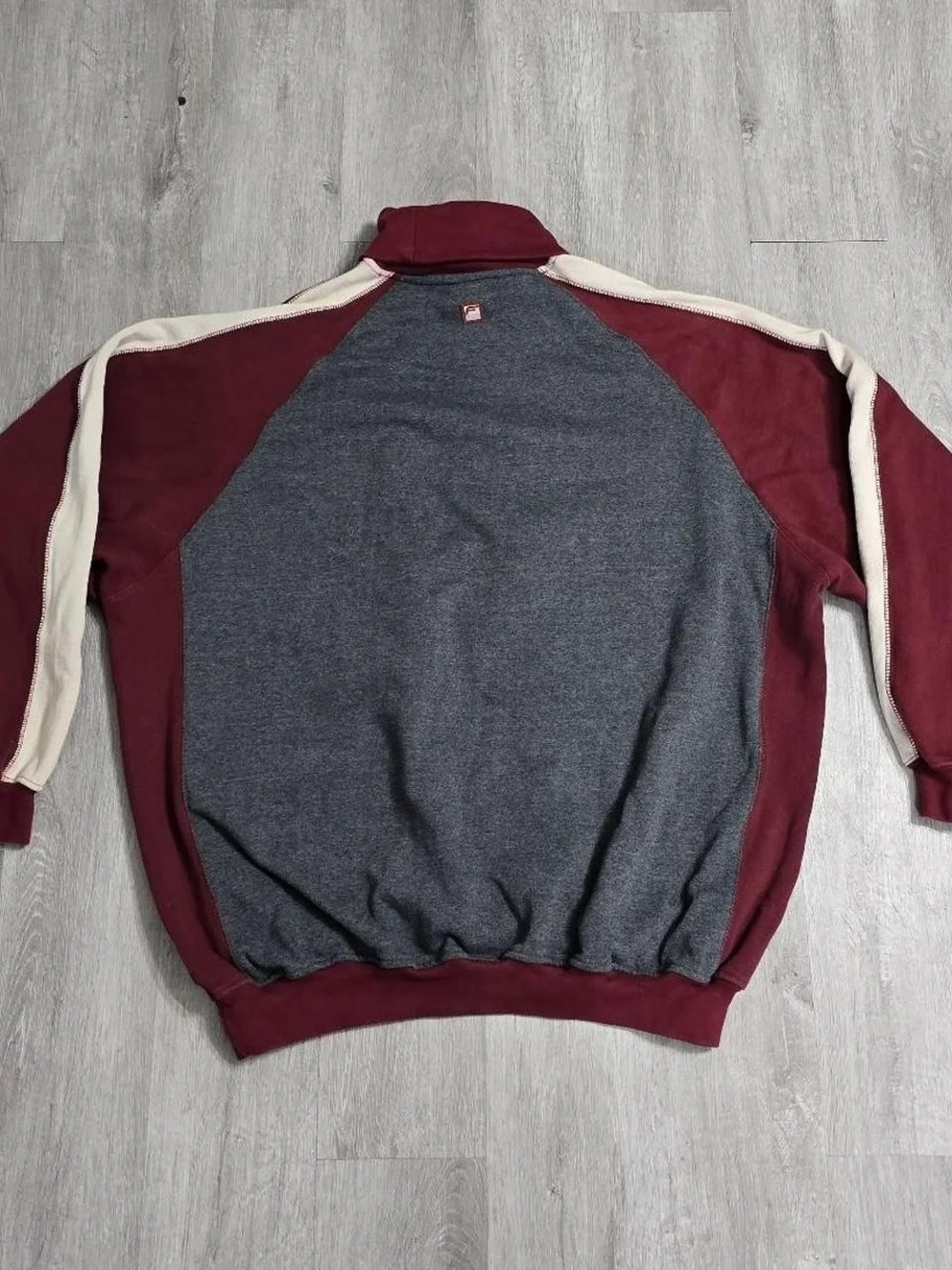 90s Y2K FUBU Turtle Neck Sweatshirt Embroidered Size XXL
